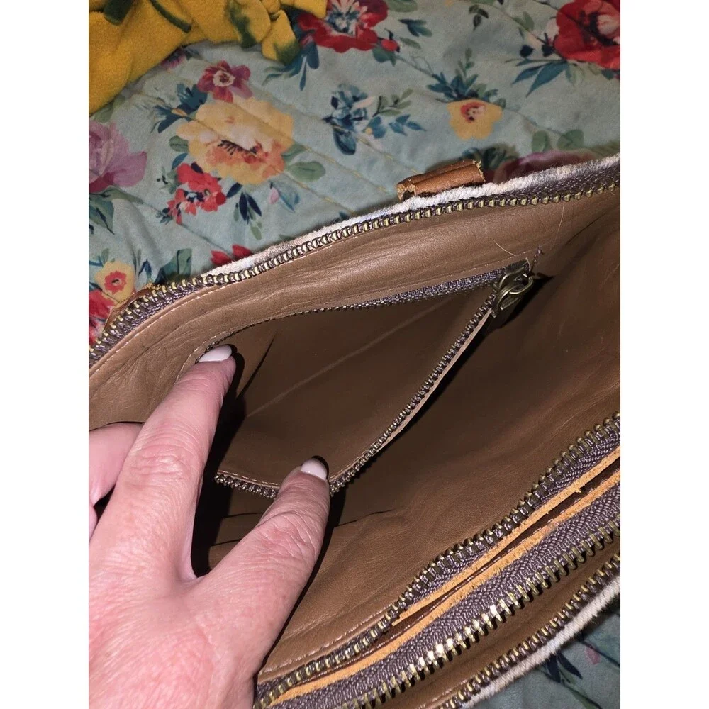 Nena and Co La Reyna OOAKSHELL Tie Dye Leather Bag